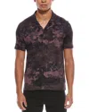 John Varvatos Jacques Camp Shirt In Multi