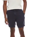 John Varvatos Johnny Flat Front Short In Blue