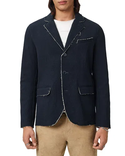 John Varvatos Knox Unlined Soft Jacket In Blue