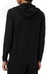 John Varvatos Lazo Full Zip Mesh Sweater Hoodie