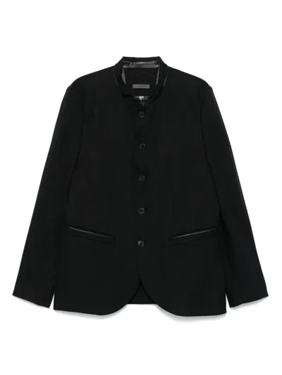 JOHN VARVATOS LEATHER BLAZER
