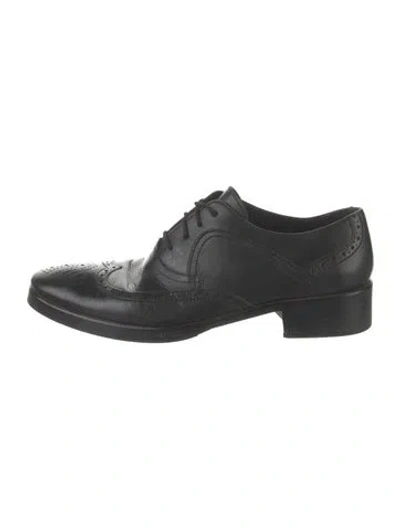 Pre-owned John Varvatos Leather Brogues In Black