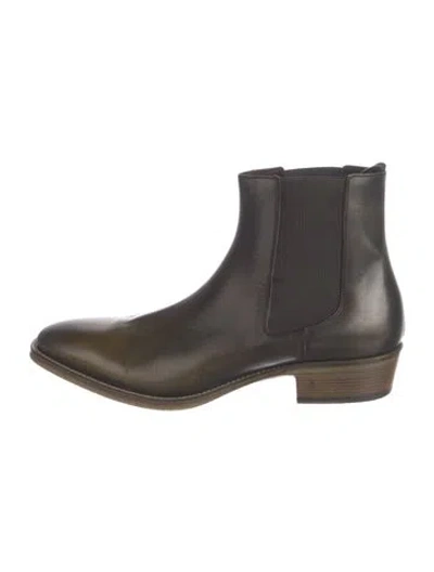 Pre-owned John Varvatos Leather Chelsea Boots In Multi