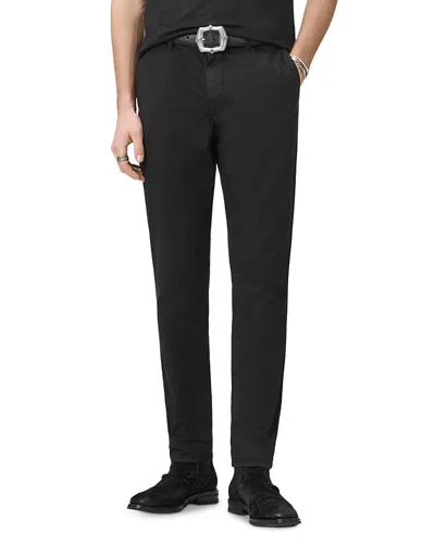 John Varvatos Lenny Slim Fit Chino Pants In Black