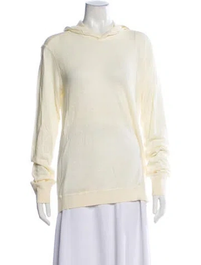Pre-owned John Varvatos Linen Crew Neck Sweater W/ Tags In Neutral