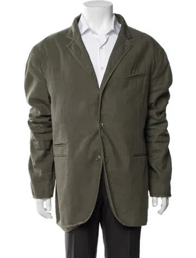 Pre-owned John Varvatos Linen Sport Coat In Green