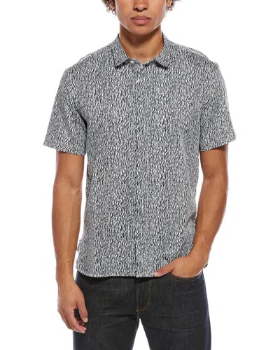 John Varvatos Loren Slim Fit Sport Shirt In Black