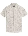 John Varvatos Loren Cotton Regular Fit Button Down Shirt In White