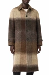 John Varvatos Luce Stripe Coat In Black
