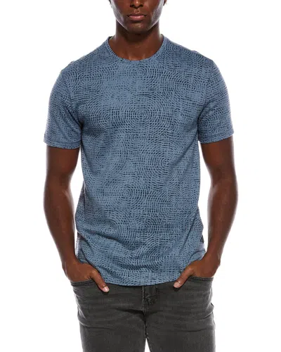 John Varvatos Lumen Texture Shirt In Blue