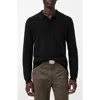 John Varvatos Macra Cashmere & Cotton Polo In Brown