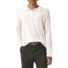 John Varvatos Macra Cashmere & Cotton Polo In White