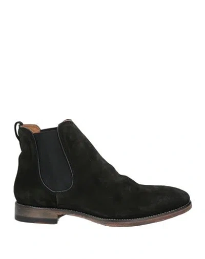 John Varvatos Man Ankle Boots Black Size 12 Leather
