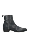 John Varvatos Man Ankle Boots Black Size 12 Leather