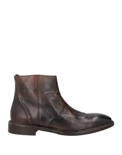 John Varvatos Man Ankle Boots Dark Brown Size 9 Leather