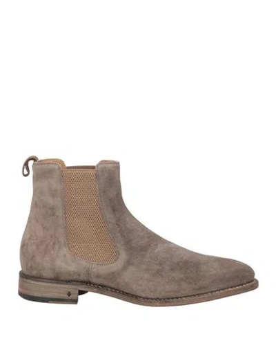 John Varvatos Man Ankle Boots Grey Size 10.5 Leather