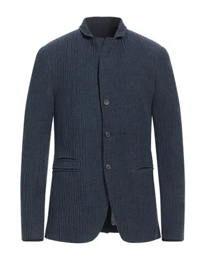 John Varvatos Man Blazer Slate Blue Size 42 Viscose, Wool, Polyamide, Elastane