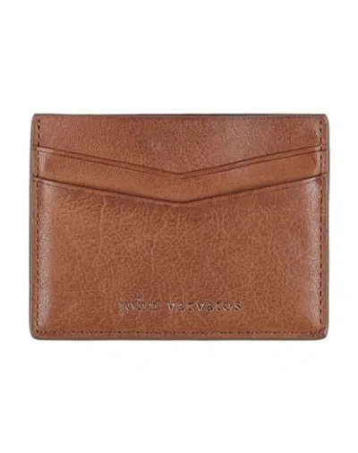 John Varvatos Man Cardholder Sand Size - Leather