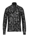 John Varvatos Man Cardigan Grey Size M Viscose In Gray