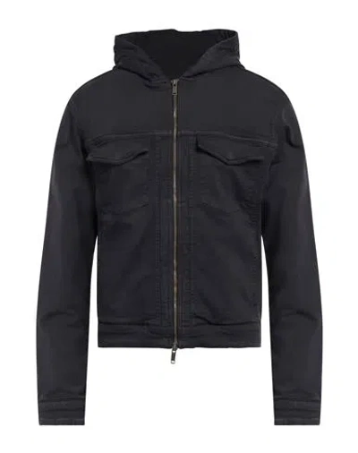 John Varvatos Man Denim Outerwear Midnight Blue Size 42 Cotton, Polyester, Elastane