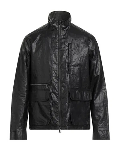 John Varvatos Man Jacket Black Size 38 Linen, Polyamide, Viscose, Polyester