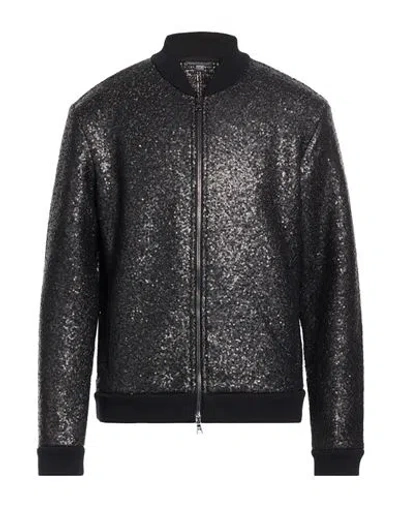 John Varvatos Man Jacket Black Size Xl Polyester