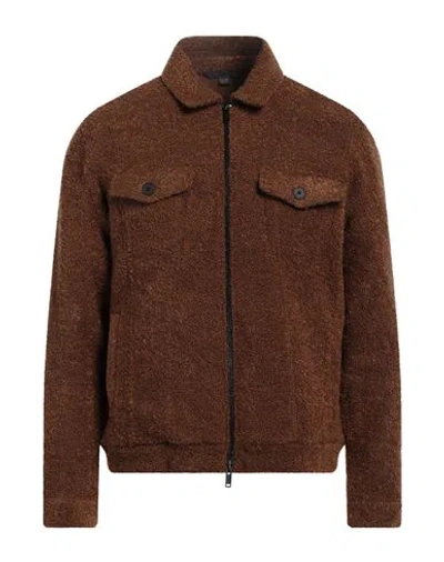John Varvatos Man Jacket Camel Size Xl Acrylic, Polyester, Cotton In Beige