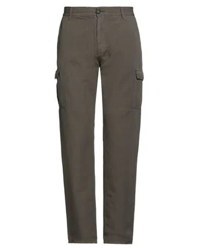 John Varvatos Man Pants Military Green Size 33 Cotton, Linen