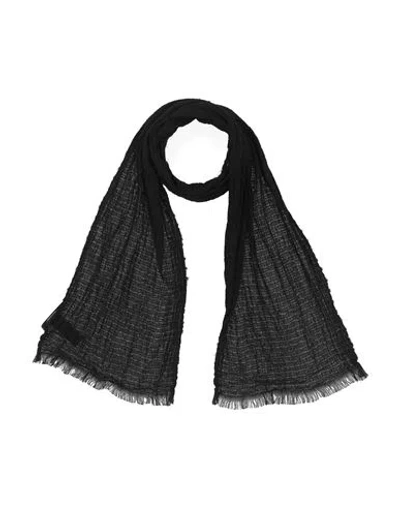 John Varvatos Man Scarf Black Size - Viscose, Modal, Cotton
