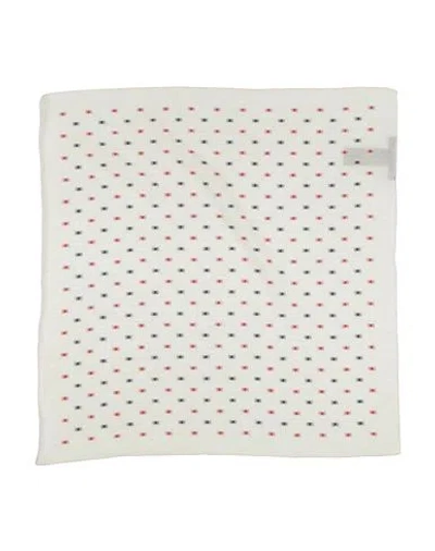 John Varvatos Man Scarf Ivory Size - Cotton In White
