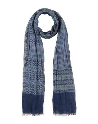 John Varvatos Man Scarf Navy Size - Modal In Blue