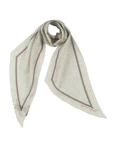 John Varvatos Man Scarf Sage Green Size - Silk In Neutral