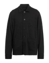 John Varvatos Man Shirt Black Size Xl Polyamide, Cotton, Elastane In Black