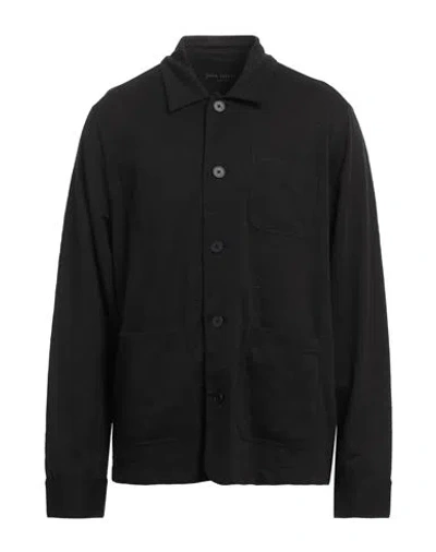 John Varvatos Man Shirt Black Size Xl Polyamide, Cotton, Elastane