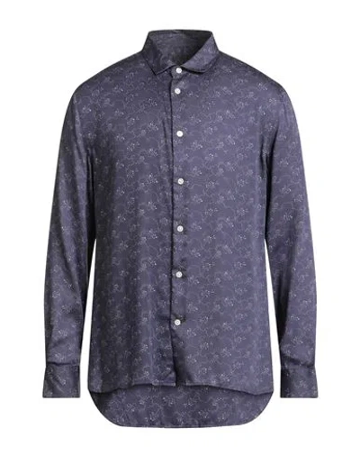 John Varvatos Man Shirt Mauve Size Xl Modal In Purple