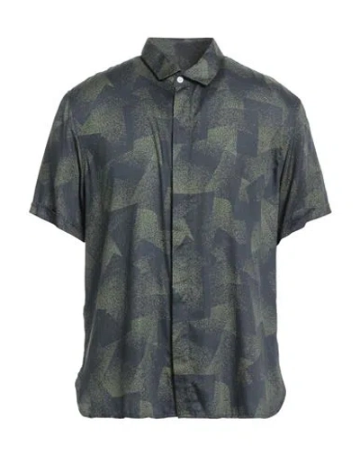 John Varvatos Man Shirt Midnight Blue Size Xl Modal