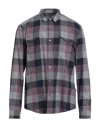 John Varvatos Man Shirt Purple Size L Cotton