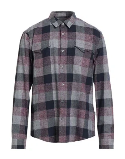 John Varvatos Man Shirt Purple Size L Cotton