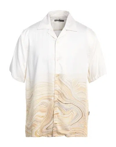 John Varvatos Man Shirt White Size Xxl Modal