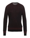 John Varvatos Man Sweater Burgundy Size L Alpaca Wool, Polyamide, Merino Wool