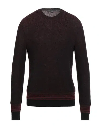 John Varvatos Man Sweater Burgundy Size L Alpaca Wool, Polyamide, Merino Wool