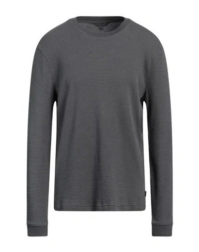 John Varvatos Man Sweater Grey Size S Pima Cotton, Polyester, Elastane