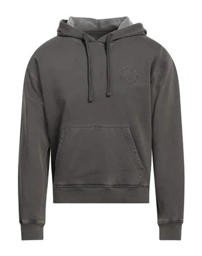 John Varvatos Man Sweatshirt Lead Size S Cotton, Elastane In Grey