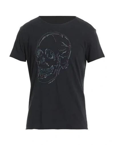 John Varvatos Man T-shirt Black Size L Cotton