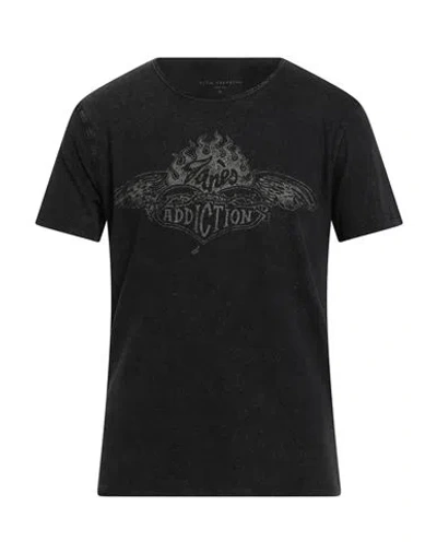John Varvatos Man T-shirt Black Size M Organic Cotton