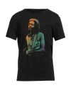John Varvatos Man T-shirt Black Size Xl Cotton In Black