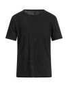 John Varvatos Man T-shirt Black Size Xxl Cotton