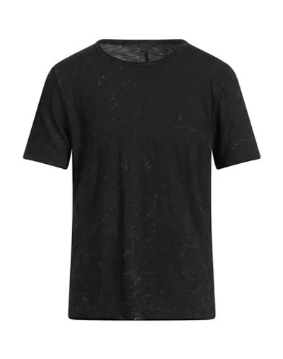 John Varvatos Man T-shirt Black Size Xxl Cotton
