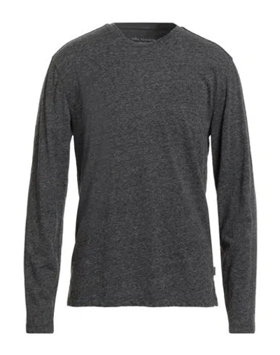 John Varvatos Man T-shirt Charcoal Size Xxl Cotton, Polyester In Gray