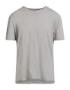 John Varvatos Man T-shirt Light Grey Size Xl Cotton In Gray